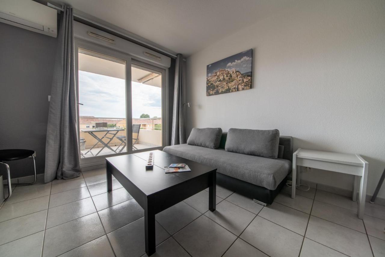 Ferienwohnung APPT DE CHARME AVEC GRAND BALCON PROCHE AVIGNON WiFI GRATUIT Monteux Exterior foto